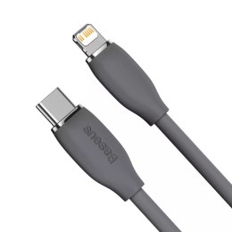 Baseus kabel, USB Type C - Lightning 20W kabel, délka 2 m Jelly Liquid Silica Gel - černý
