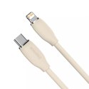 Baseus kabel, USB Type C - Lightning 20W kabel, délka 2 m Jelly Liquid Silica Gel - růžový