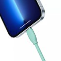 Baseus kabel, USB Type C - Lightning 20W kabel, délka 2 m Jelly Liquid Silica Gel - zelený