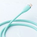 Baseus kabel, USB Type C - Lightning 20W kabel, délka 2 m Jelly Liquid Silica Gel - zelený