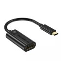 Choetech adaptér HUB USB Type C Thunderbolt 3 (samec) na HDMI 2.0 4K @ 60Hz (samice) černý (HUB-H04BK)