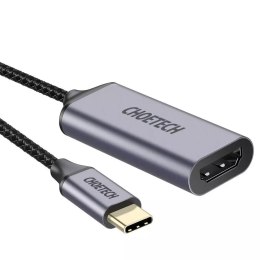 Choetech adaptér HUB USB Type C (samec) na HDMI (samice) 4K 60Hz šedá (HUB-H10)