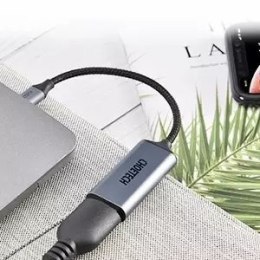 Choetech adaptér HUB USB Type C (samec) na HDMI (samice) 4K 60Hz šedá (HUB-H10)