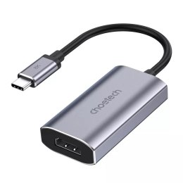 Jednosměrný adaptérový kabel Choetech Adaptér USB typu C (samec) na HDMI (samice) 8K 60Hz šedá (HUB-H16)