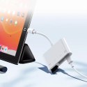 Joyroom HUB multifunkční OTG Lightning adaptér - USB 3.2 Gen 1 (3.0, 3.1 Gen 1) / SD, TF / Lightning čtečka karet bílá (S-H142 b