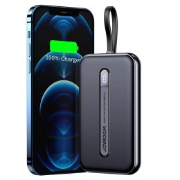 Joyroom s vestavěným Lightning kabelem 20W 10000mAh PD QC3.0 černá (JR-L001- Lightning)