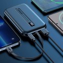 Joyroom s vestavěným Lightning kabelem 20W 10000mAh PD QC3.0 černá (JR-L001- Lightning)