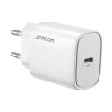 Rychlá nabíječka Joyroom USB typu C PD 20W EU zástrčka bílá (L-P201)