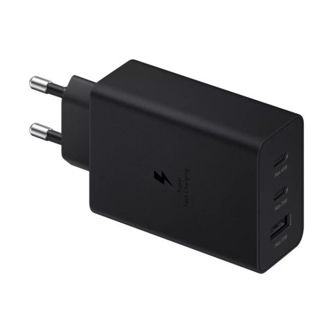 Samsung nabíječka 2x USB Type C / USB PPS, Power Delivery PD 65W, QC 3.0, AFC, FCP černá (EP-T6530NBEGEU)