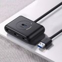 Ugreen HUB rozbočovač 4x USB 3.2 Gen 1 (0,5 m kabel) černý (20290)