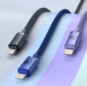 Baseus Crystal Shine Series kabel USB kabel pro rychlé nabíjení a přenos dat USB Typ A - Lightning 2,4A 2m modrý (CAJY000103)