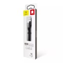 Baseus Nimble plochý kabel USB / USB-C kabel s držákem 2A 0,23M černý (CATMBJ-01)