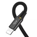 Baseus kabel USB 4v1 kabel, 2x Lightning / USB Type C / micro USB, nylonové opletení 3,5A 1,2m černý (CA1T4-A01)