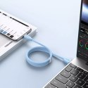 Baseus kabel, USB kabel - USB Type C 100W 2 m dlouhý Jelly Liquid Silica Gel - modrý