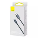 Kabel Baseus Crystal Shine Series USB kabel pro rychlé nabíjení a přenos dat USB Typ A - USB Typ C 100W 2m černý (CAJY000501)