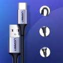 Ugreen kabel USB - USB Type C Quick Charge 3.0 3A kabel 2m šedý (60128)