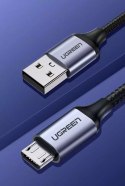 Ugreen kabel USB - kabel micro USB 2m šedý (60148)