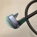 Ugreen nylonový úhlový kabel USB kabel - USB Typ C 1 m 3 A 18 W Quick Charge AFC FCP pro hráče šedý (70313)