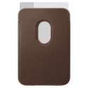 Etui Spigen Valentinus Magsafe Card Holder magnetyczny portfel na dokumenty do Magsafe do iPhone 12/13 Brown