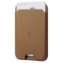 Etui Spigen Valentinus Magsafe Card Holder magnetyczny portfel na dokumenty do Magsafe do iPhone 12/13 Brown