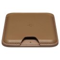 Etui Spigen Valentinus Magsafe Card Holder magnetyczny portfel na dokumenty do Magsafe do iPhone 12/13 Brown