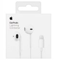 Oryginalne Słuchawki Apple EarPods MMTN2ZM/A ze złączem Lightning Białe