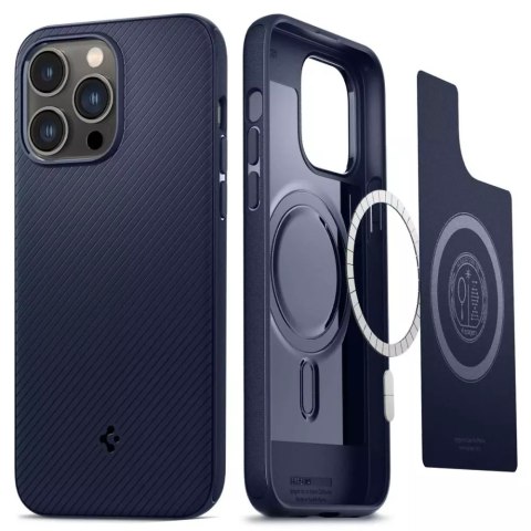 Etui Spigen Mag Armor do Apple iPhone 14 Pro Navy Blue