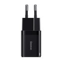 Ładowarka sieciowa zasilacz Baseus GaN3 USB-C Type C PD QC 3A 30W Czarna