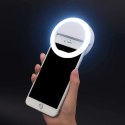 Lampa pierścieniowa do zdjęć Selfie Ring LED Lamp Biała