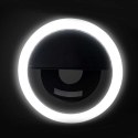 Lampa pierścieniowa do zdjęć Selfie Ring LED Lamp Czarna