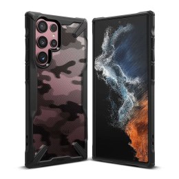 Etui Ringke Fusion X do Samsung Galaxy S22 Ultra Camo Black