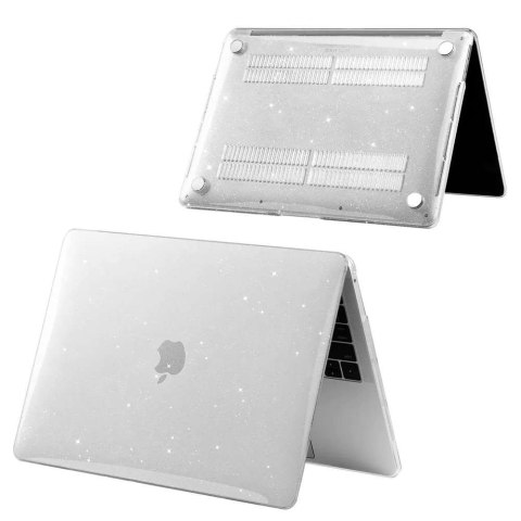 Etui obudowa Alogy Hard Case do Apple MacBook Pro 13 2016-2020 Glitter Clear