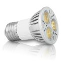 Whitenergy Żarówka LED MR16 E27 3,5W 155lm Ciepła biała Szkło