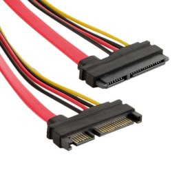 4World HDD Cable|22pin SATA (F)|22pin SATA (M)|495mm