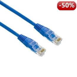 4World Kabel Sieciowy CAT 5e UTP 5m|niebieski