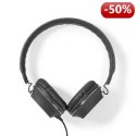 Nedis Fabric Wired Headphones | On-Ear | 1.2 m Audio Cable | Anthracite / Black