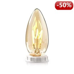 Nedis LED Żarówka z żarnikiem Lamp E14 | Świeczka | 3 W | 100 lm | 3-pak