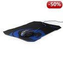 Nedis Gaming Mouse & Mouse Pad Set | Wired Mouse | 2400 DPI | 6 buttons