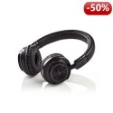Nedis Wired Headphones | On-ear | Foldable | 1.2 m Detachable Cable | Black
