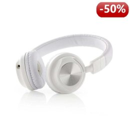 Nedis Wired Headphones | On-ear | Foldable | 1.2 m Detachable Cable | White