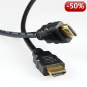 4World Kabel HDMI, high speed with ethernet, 3m, czarny