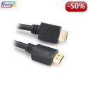 G&BL Kabel audio wideo, HDMI- HDMI, seria HD4200, 1m, czarny