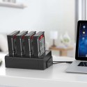 Stacja dokująca Orico do dysków HDD/SSD, 2,5'/3,5', USB 3.0, SATA z funkcją klonowania (czarna)