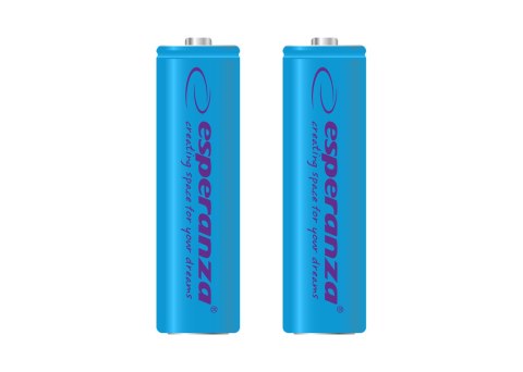 ESPERANZA AKUMULATORKI NI-MH AA 2000MAH 2SZT. NIEBIESKIE