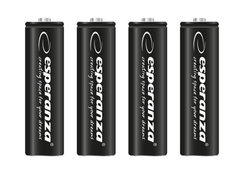 ESPERANZA AKUMULATORKI NI-MH AA HIGH-CAPACITY 2600MAH 4SZT CZARNE