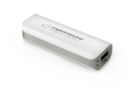 ESPERANZA POWER BANK 2200MAH JOULE BIAŁO/SZARY