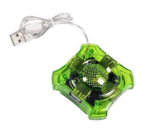 ESPERANZA USB 2.0 HUB 4 PORTY STAR ZIELONY