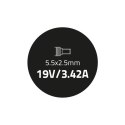 Qoltec Zasilacz do Asus 65W | 19V | 3.42A | 5.5*2.5 | +kabel zasilający