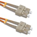 Patchcord światłowodowy SC/UPC - SC/UPC | Multimode | 50/125 | OM2 | Duplex | 2m