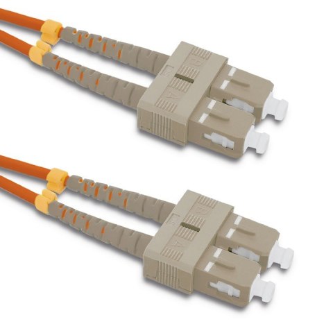 Patchcord światłowodowy SC/UPC - SC/UPC | Multimode | 50/125 | OM2 | Duplex | 2m